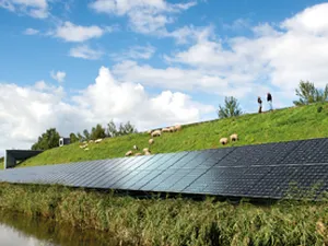 Eind april start aanleg kilometer lang zonnepark langs A20