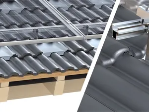 AEROCOMPACT lanceert nieuw dakhaaksysteem voor montage zonnepanelen bij metalen dakpannen
