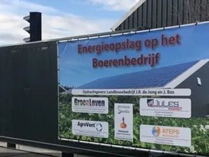 Agrariër De Jong gaat zonnestroom uit batterij verkopen aan particulieren