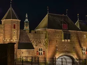 Middeleeuwse Koppelpoort Amersfoort voorzien van led-verlichting