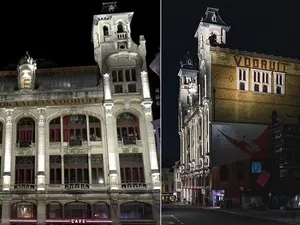 Stad Gent installeert led-verlichting bij Kunstencentrum Vooruit en Abdij van Drongen