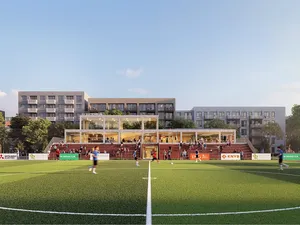 KNVB en ING presenteren modulair clubgebouw: fors minder CO₂-uitstoot én zonnepanelen