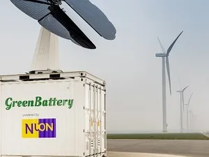 Nuon en GreenBattery bieden batterijen met windstroom als alternatief voor dieselaggregaten