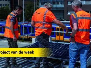 Project van de week | Eerste zonnepanelen geplaatst op station Enschede