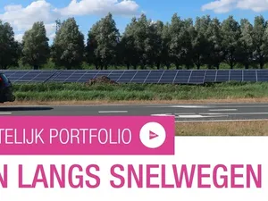 Rijkswaterstaat presenteert Ruimtelijk portfolio zon langs snelwegen