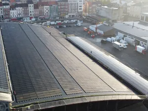 Skysun opent op Slachthuis van Anderlecht grootste Europa bipv-installatie met 5.808 zonnepanelen