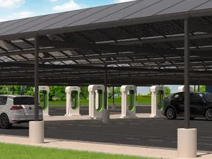 Prowind Solar onthult Solar Transferium: laadplein elektrische auto’s met overkapping van zonnepanelen