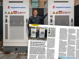 Hoppenbrouwers en Wattkraft maken bouw kindcentrum mogelijk: ‘Schoolvoorbeeld van hoe batterijen helpen bij vol stroomnet’