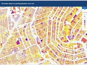 RVO presenteert nieuwe dataviewer voor zonnepalen op daken en parkeerplaatsen