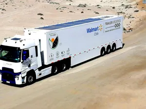 Action zet zonnepanelen op 250 vrachtwagens, trailerfabrikanten bouwen SolarOnTop-systeem voortaan standaard in