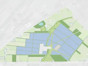 Gemeente Groningen wil zonnepark van 210 megawattpiek bouwen bij Meerstad-Noord